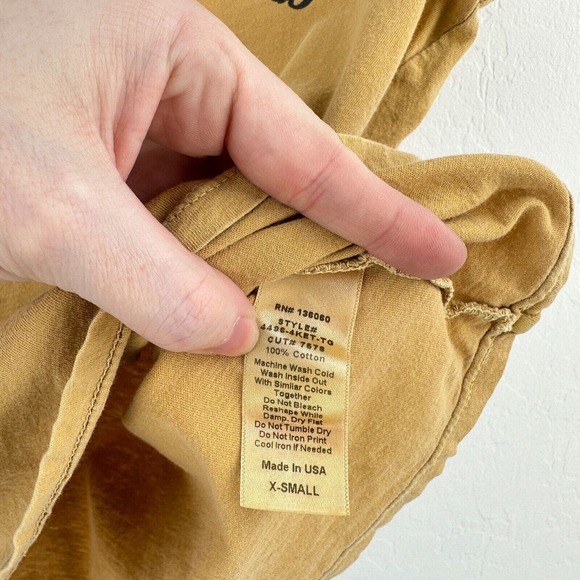 PST Tshirt Women XS Yellow Black Cotton The Bees Knees Short Sleeve Pullover Tee - Picture 6 of 6